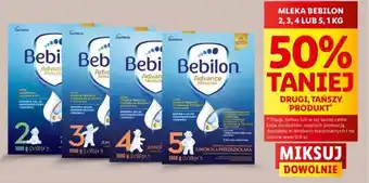 Lidl MLEKA BEBILON 2, 3, 4, LUB 5, 1 KG oferta