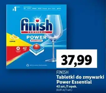 Lidl FINISH Tabletki do zmywarki Power Essential 42 szt. oferta