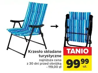 Carrefour Krzesło składane turystyczne oferta