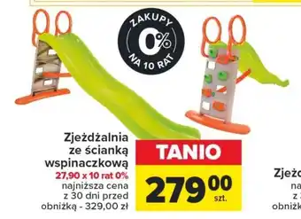 Carrefour Zjeżdżalnia ze ścianką wspinaczkową oferta