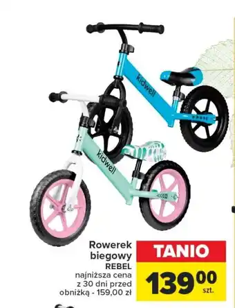 Carrefour Rowerek biegowy REBEL oferta