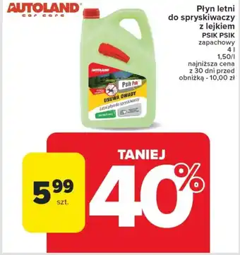 Carrefour Płyn letni do spryskiwaczy z lejkiem 4 L oferta