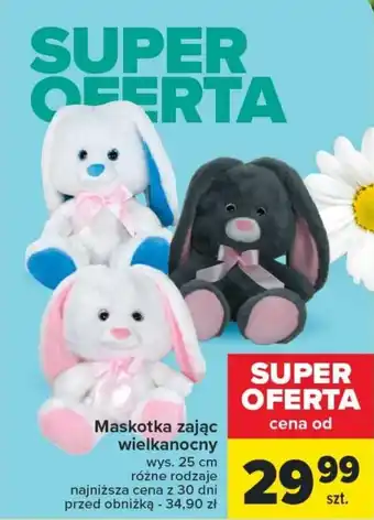 Carrefour Maskotka zając wielkanocny oferta