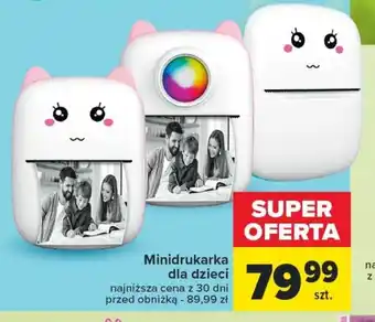 Carrefour Minidrukarka dla dzieci szt. oferta