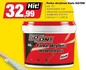 Bricomarche Farba akrylowa Go On! oferta