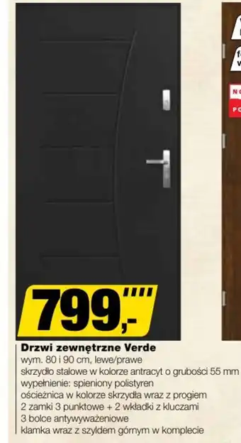 Bricomarche Drzwi zewnętrzne oferta