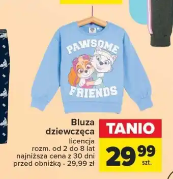 Carrefour Bluza dziewczęca oferta