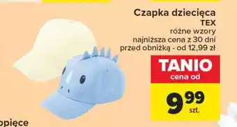 Carrefour Czapka dziecięca TEX oferta