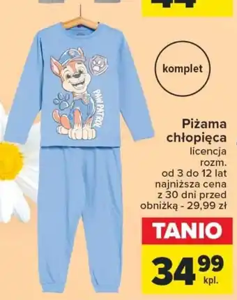 Carrefour Piżama chłopięca oferta