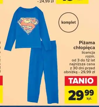 Carrefour Piżama chłopięca oferta