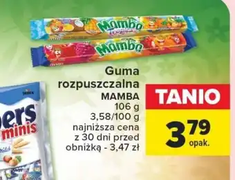 Carrefour Guma rozpuszczalna MAMBA 106 g oferta