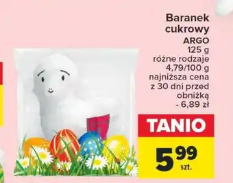 Baranek cukrowy ARGO 125 g