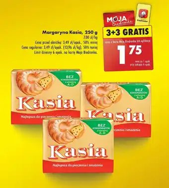 Biedronka Margaryna Kasia, 250 g oferta
