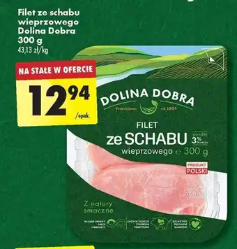 Biedronka Filet ze schabu wieprzowego Dolina Dobra 300 G oferta