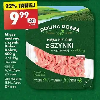 Biedronka Mięso mielone z szynki Dolina Dobra, 400 g oferta