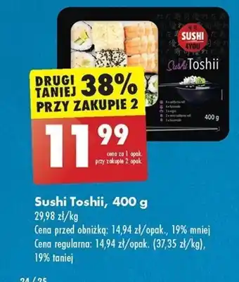 Biedronka Sushi Toshii, 400 g oferta