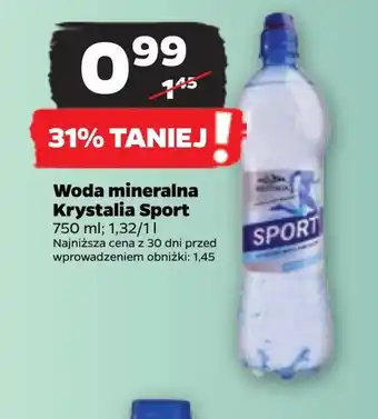 Netto Woda mineralna Krystalia oferta