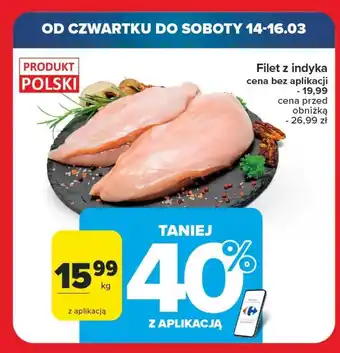 Carrefour Filet z indyka oferta