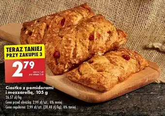 Biedronka Ciastko z pomidorami i mozzarellą, 105 g oferta