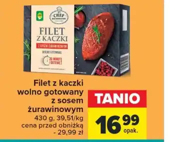 Carrefour Filet z kaczki Wolno Gotowane oferta