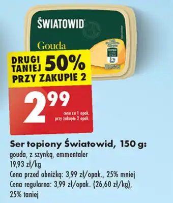 Biedronka Ser topiony Światowid oferta