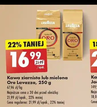 Oro Lavazza Kawa ziarnista lub mielona 250g