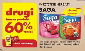 SAGA WSZYSTKIE HERBATY
