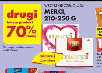Biedronka Merci WSZYSTKIE CZEKOLADKI 210-150g oferta