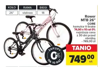 Carrefour Rower MTB 26" oferta