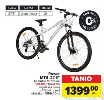 Carrefour Rower MTB 27,5" oferta