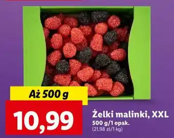 Lidl Żelki malinki, XXL 500 g oferta