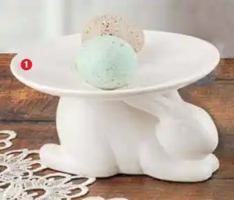 Patera ceramiczna Zając