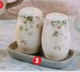Pojemniki ceramiczne pieprz i sól