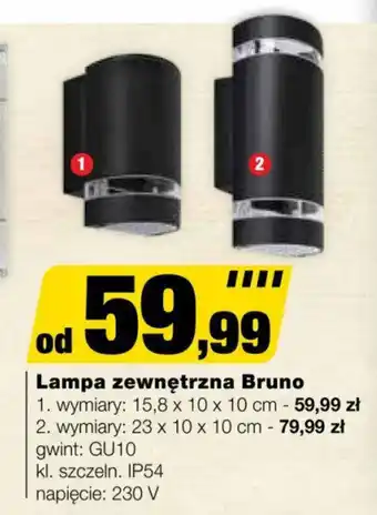 Bricomarche Lampa zewnętrzna Bruno oferta