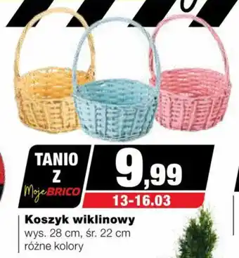 Bricomarche Koszyk wiklinowy oferta