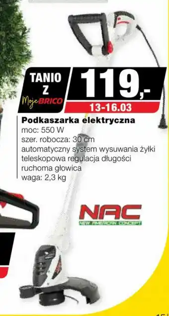 Bricomarche Podkaszarka elektryczna oferta