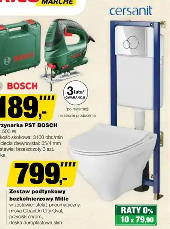 Bricomarche Zestaw podtynkowy bezkołnierzowy Mille oferta