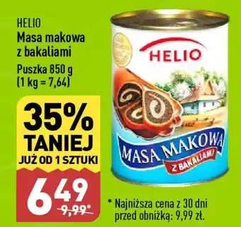 HELIO Masa makowa z bakaliami 850g