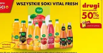 Biedronka WSZYSTKIE SOKI VITAL FRESH oferta