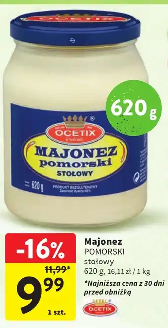 Intermarche Majonez POMORSKI 620g oferta