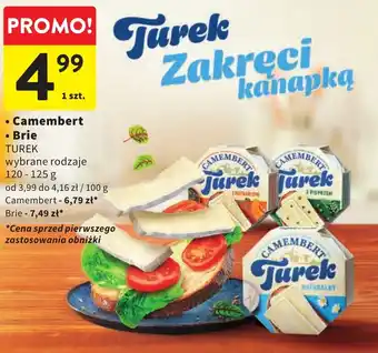 Intermarche Camembert/Brie TUREK 120-125g oferta