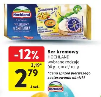 Intermarche Ser kremowy HOCHLAND 90 g oferta