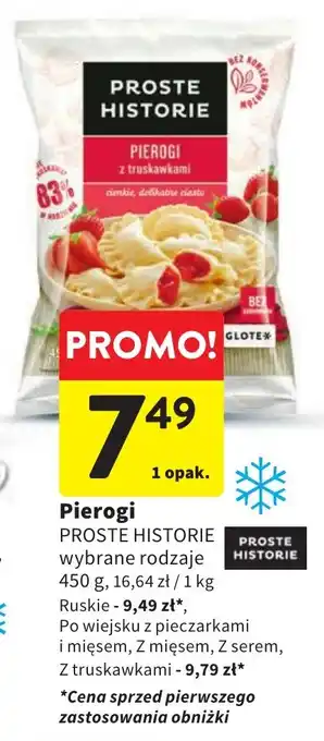Intermarche Pierogi PROSTE HISTORIE 450g oferta