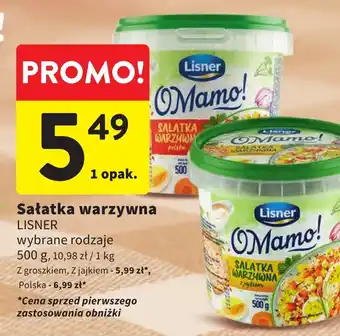 Intermarche Sałatka warzywna LISNER 500g oferta
