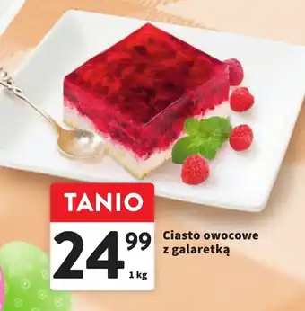 Intermarche Ciasto owocowe z galaretką 1kg oferta