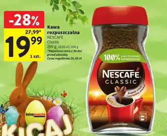 Intermarche Kawa rozpuszczalna NESCAFE 200g oferta