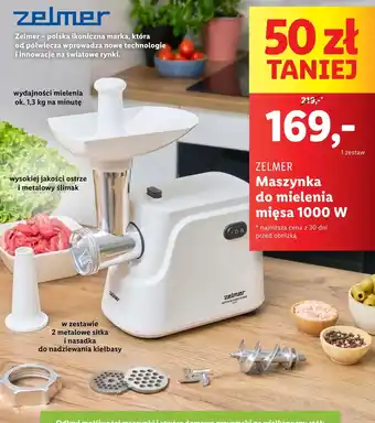 Lidl Maszynka do mielenia mięsa Zelmer oferta