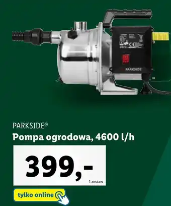 Lidl Pompa ogrodowa Parkside oferta