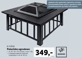 Lidl Palenisko El Fuego oferta