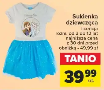 Carrefour Sukienka dziewczęca oferta